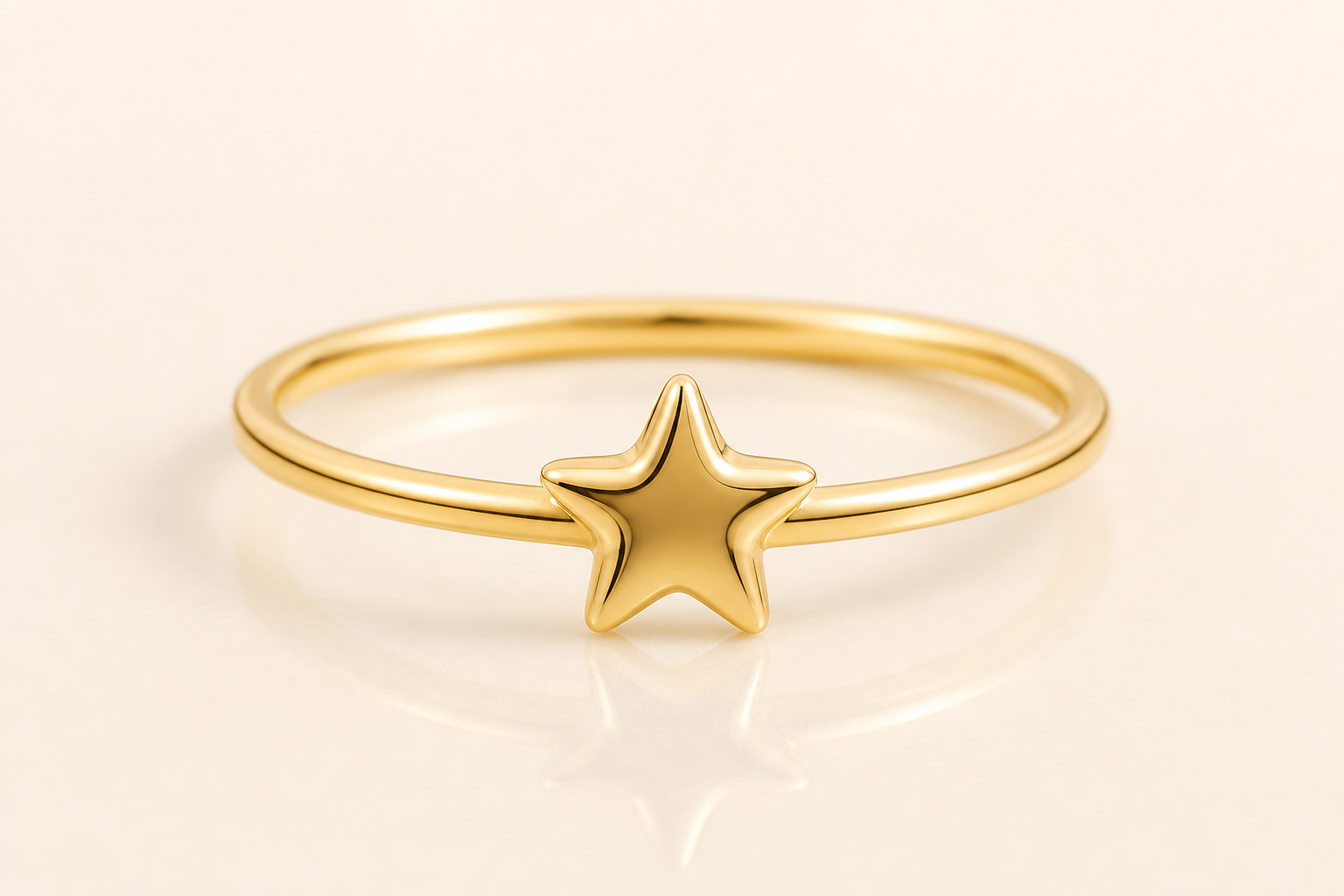 Petite Star Gold Ring